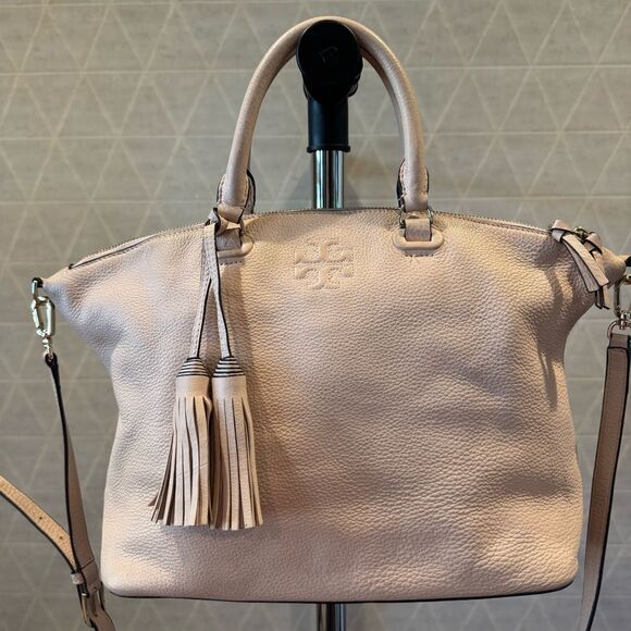 Tory Burch Thea Medium Slouchy Satchel Handbag - Picture 3 of 13